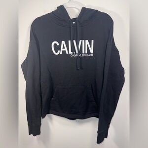 Calvin Klein Black Women Hoodie Pullover  Size Large